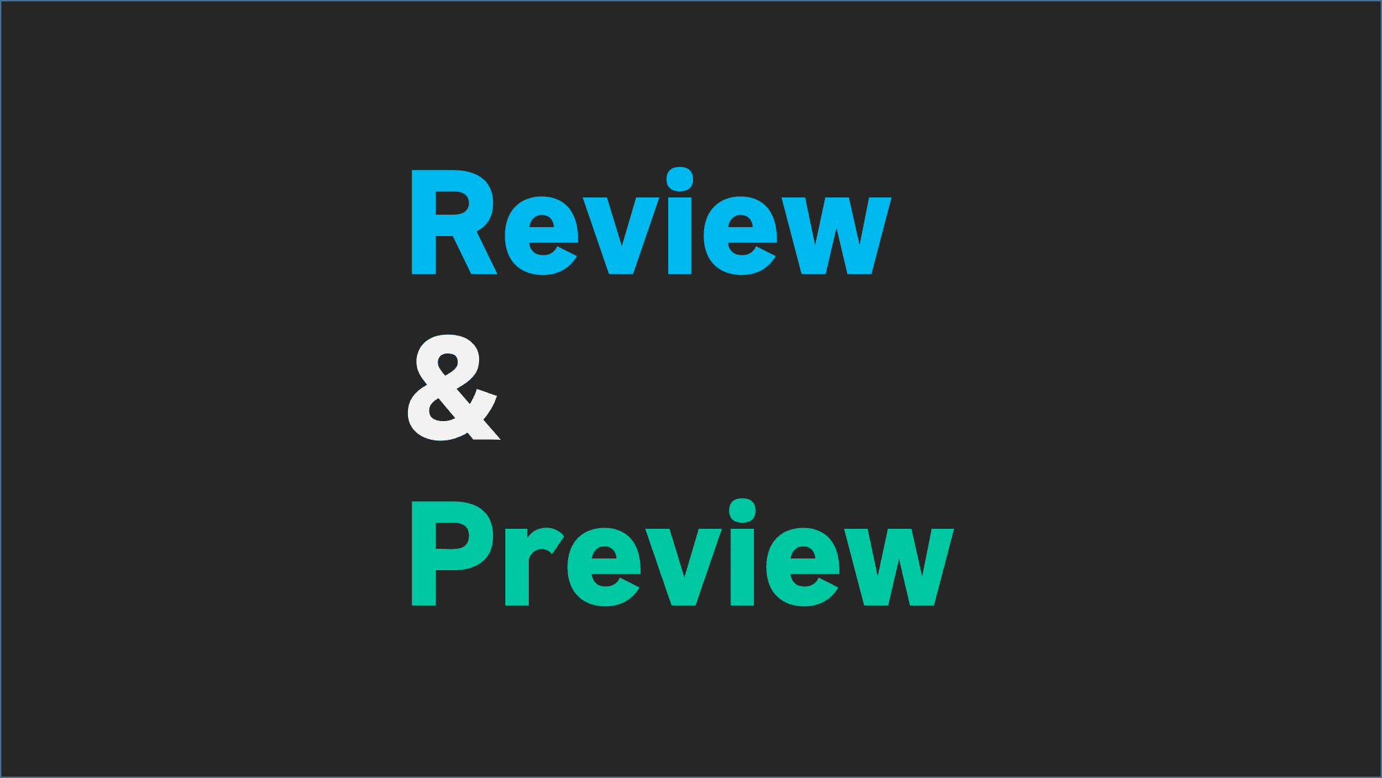  2월 2주차 Review & Preview