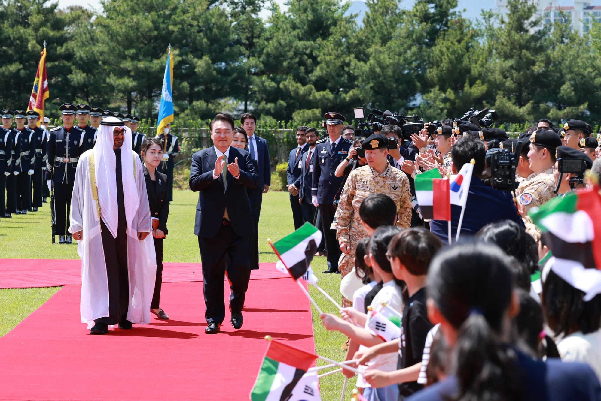 UAE 대통령 방한, 한국-UAE 협력 강화