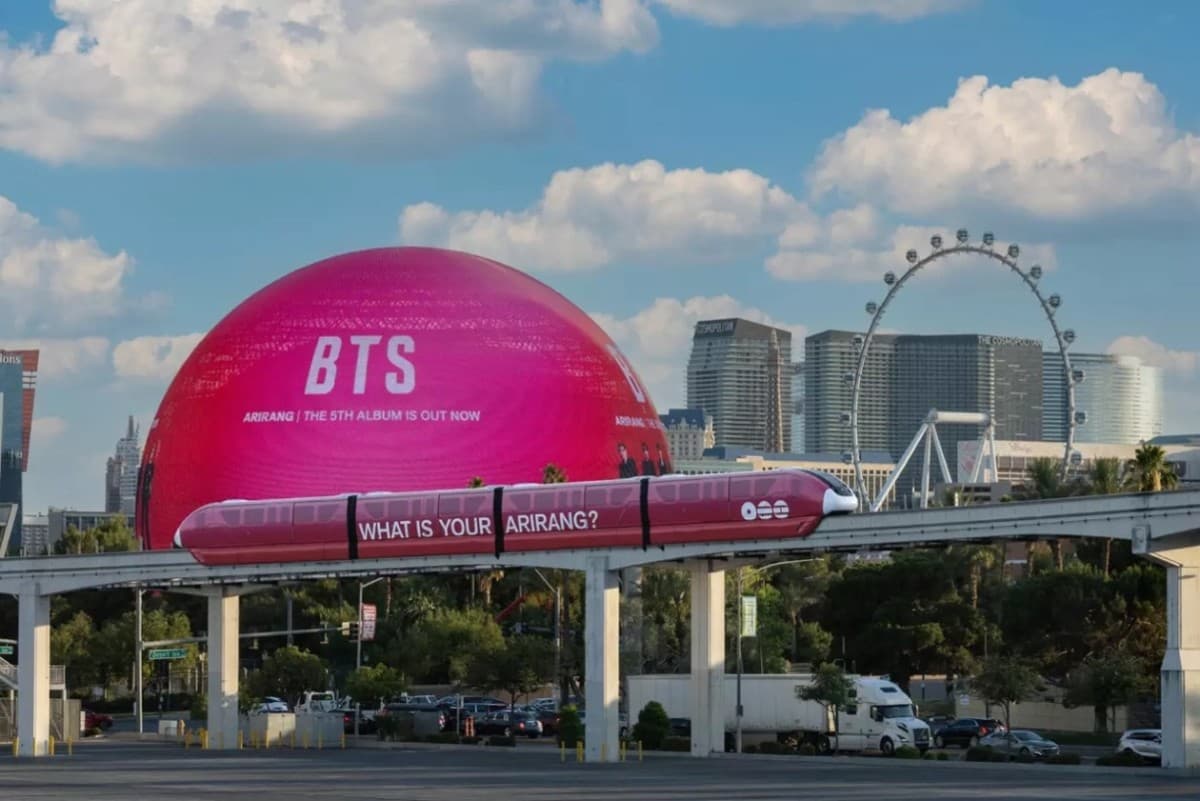 자이언트스텝, BTS 라스베이거스 투어 MSG 스피어 영상 제작