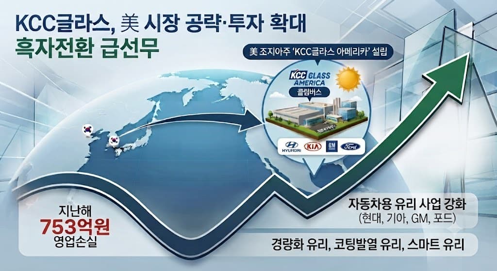 KCC글라스, 美 법인 설립 및 M&A 추진