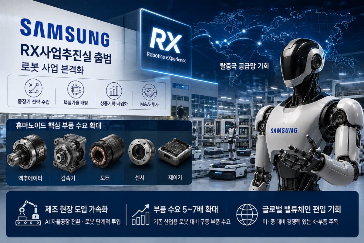 삼성전자, 로봇 사업화 본격화