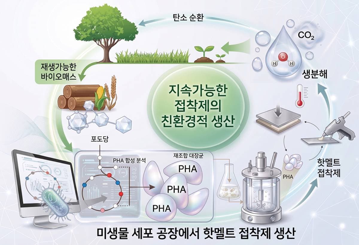 KAIST, 대장균으로 친환경 접착제 개발