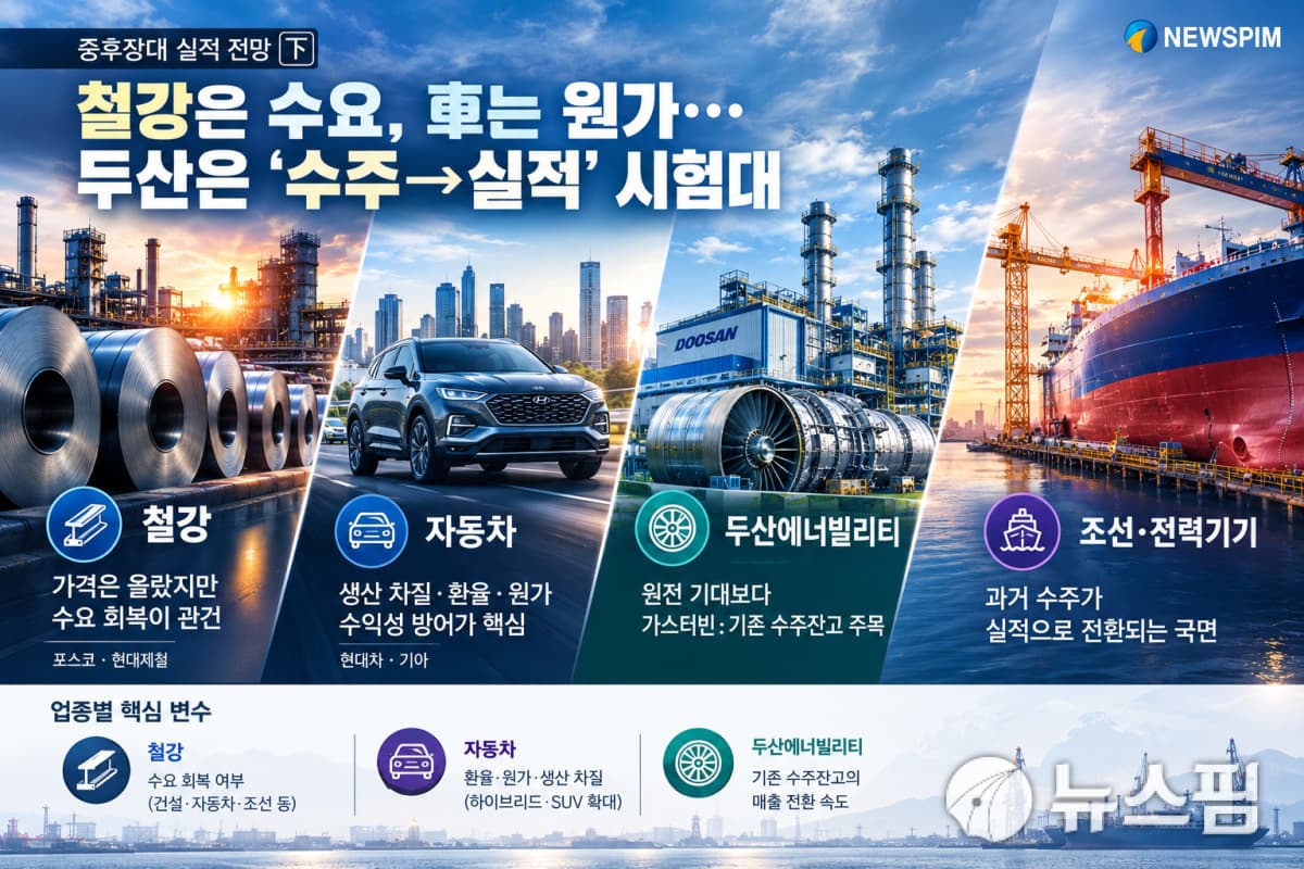 철강·자동차·원전, 3분기 실적 변수 분석