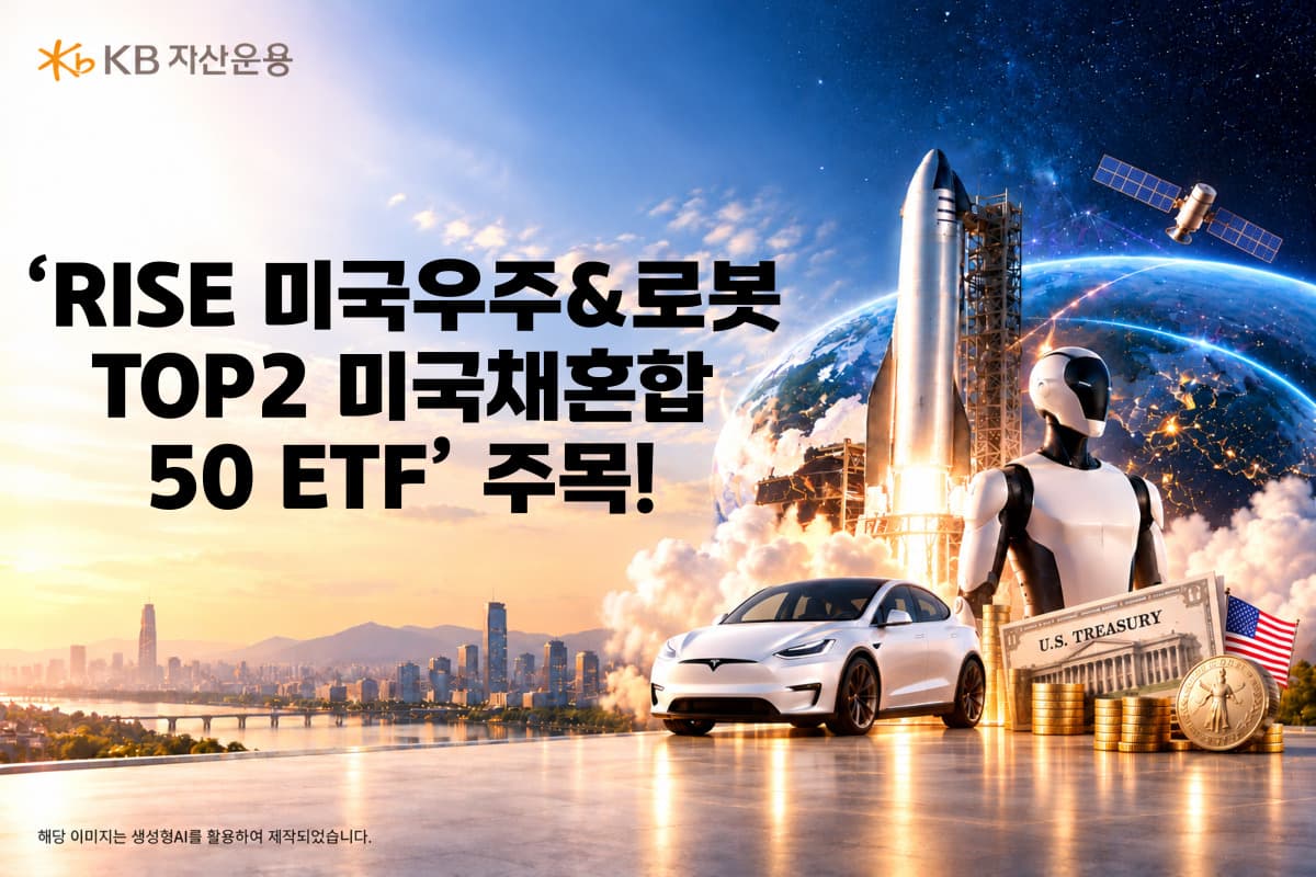 KB운용, 스페이스X·테슬라·미국채 ETF 출시
