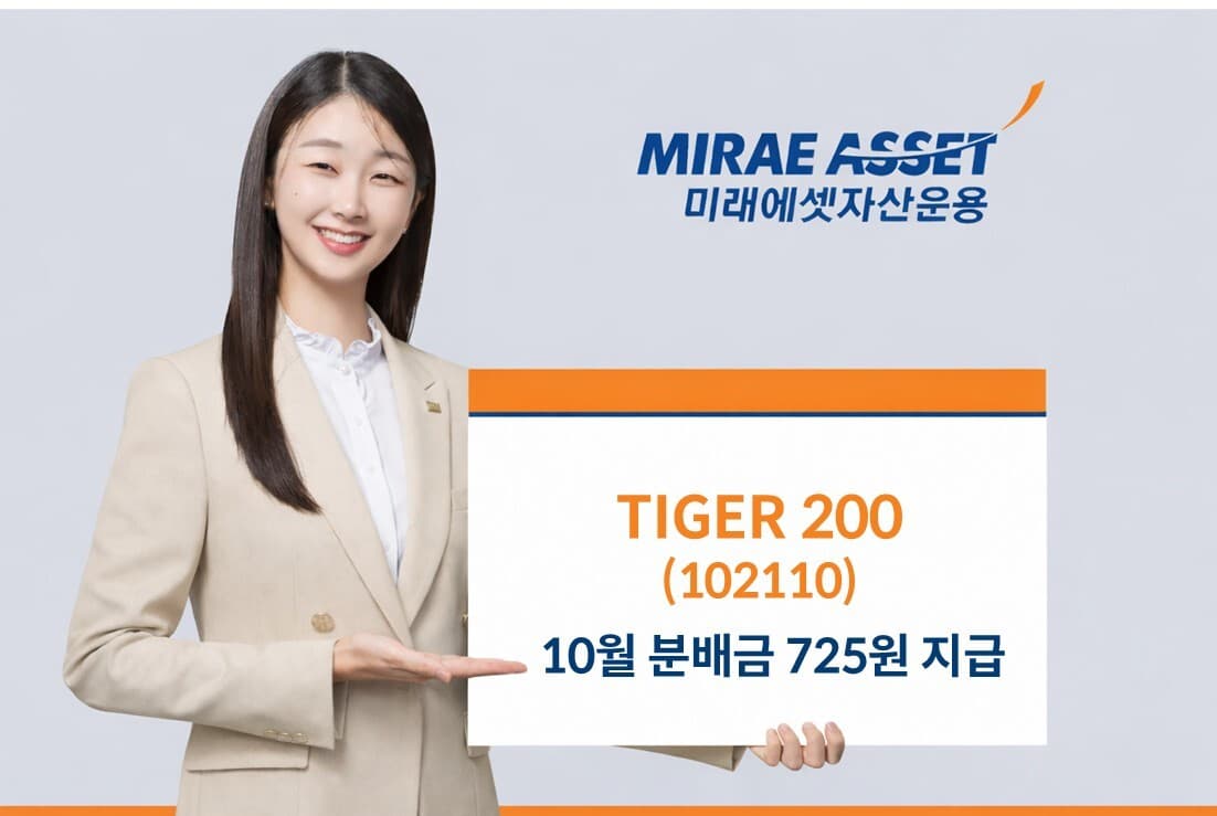 TIGER 200 ETF, 삼성전자 특별배당에 분배금 5배