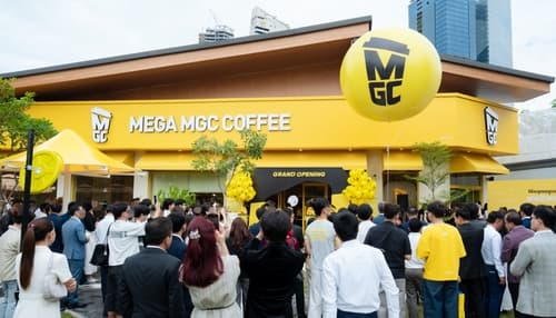 메가MGC커피, 캄보디아 동남아 1호점 오픈