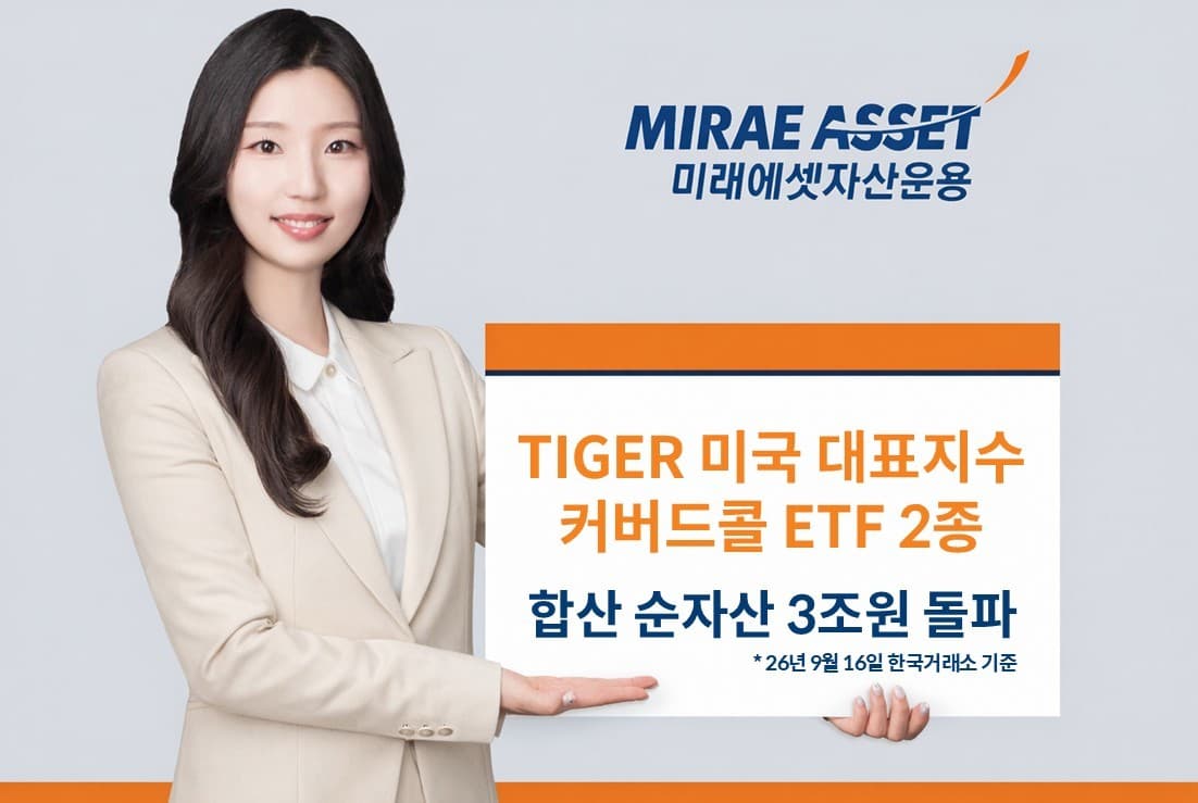 TIGER 커버드콜 ETF, 순자산 3조 돌파